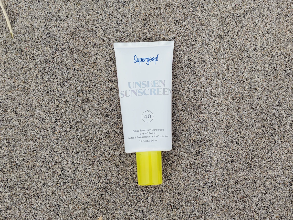 Supergoop sunshine-yellow mineral sunscreen products.