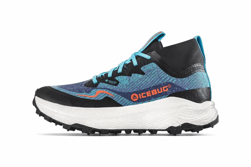 Icebug Järv Gaiter BUGrip GTX shoe featuring an integrated tall ankle protection system.