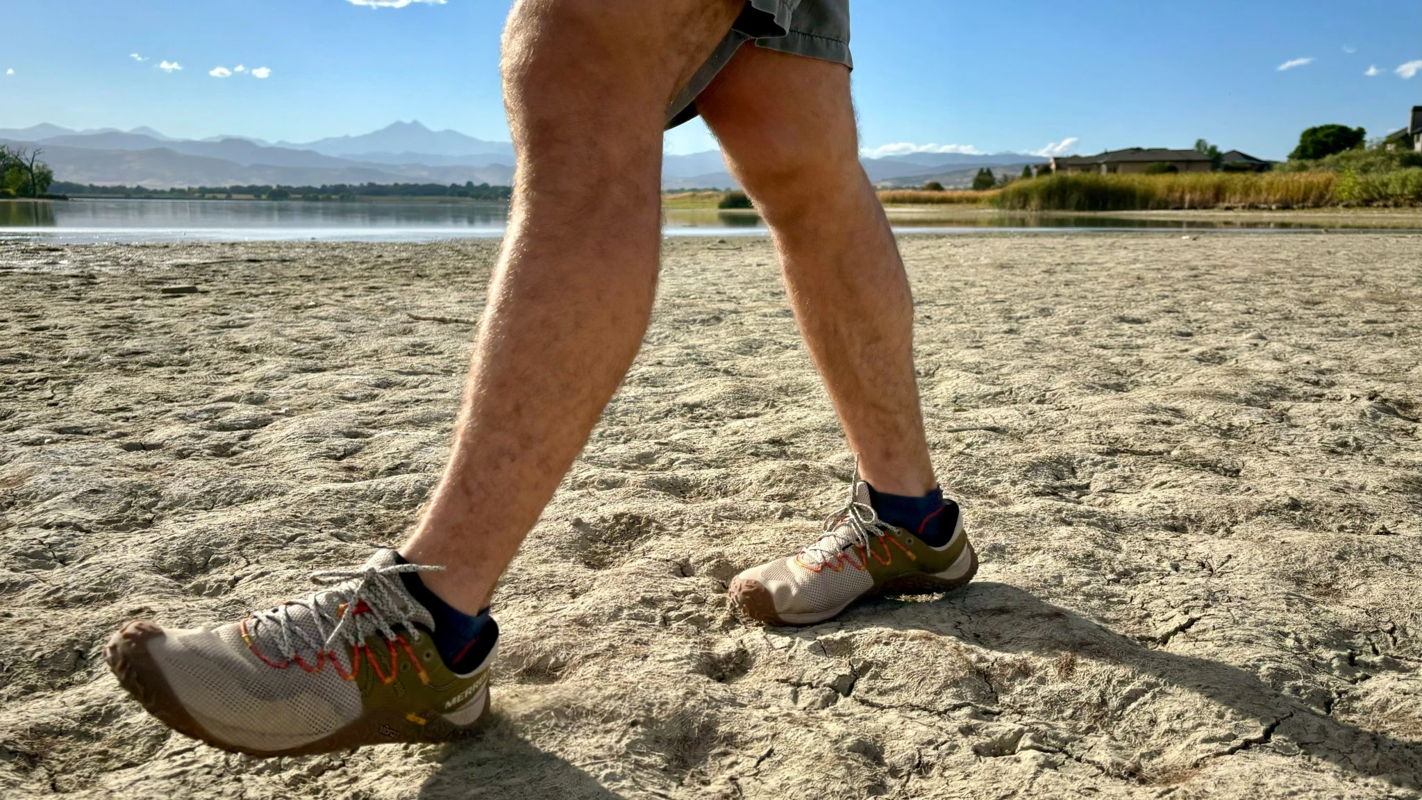 The Merrell Trail Glove being showcased as a transition footwear option.