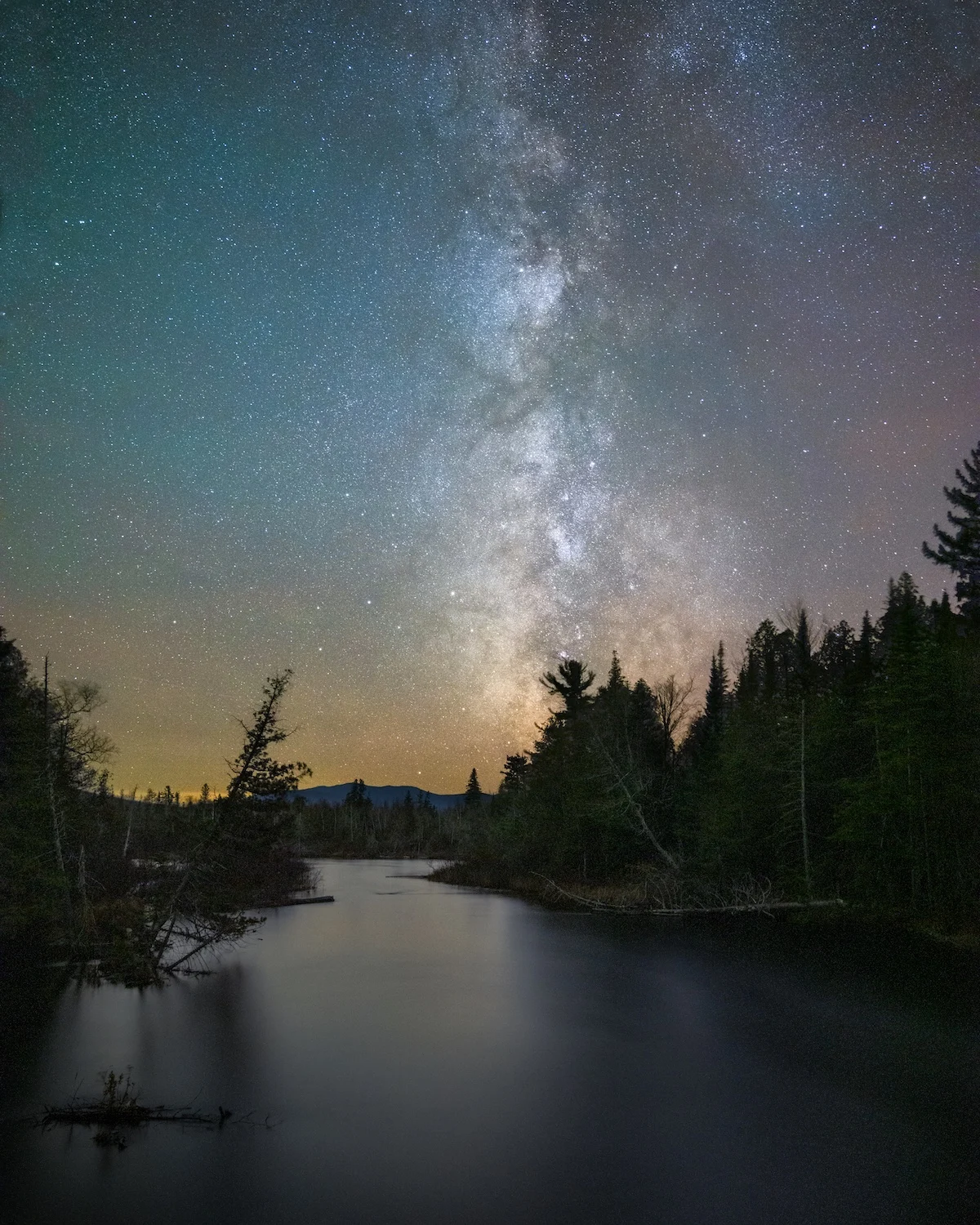 Participants at a dark sky festival observing the night sky.
